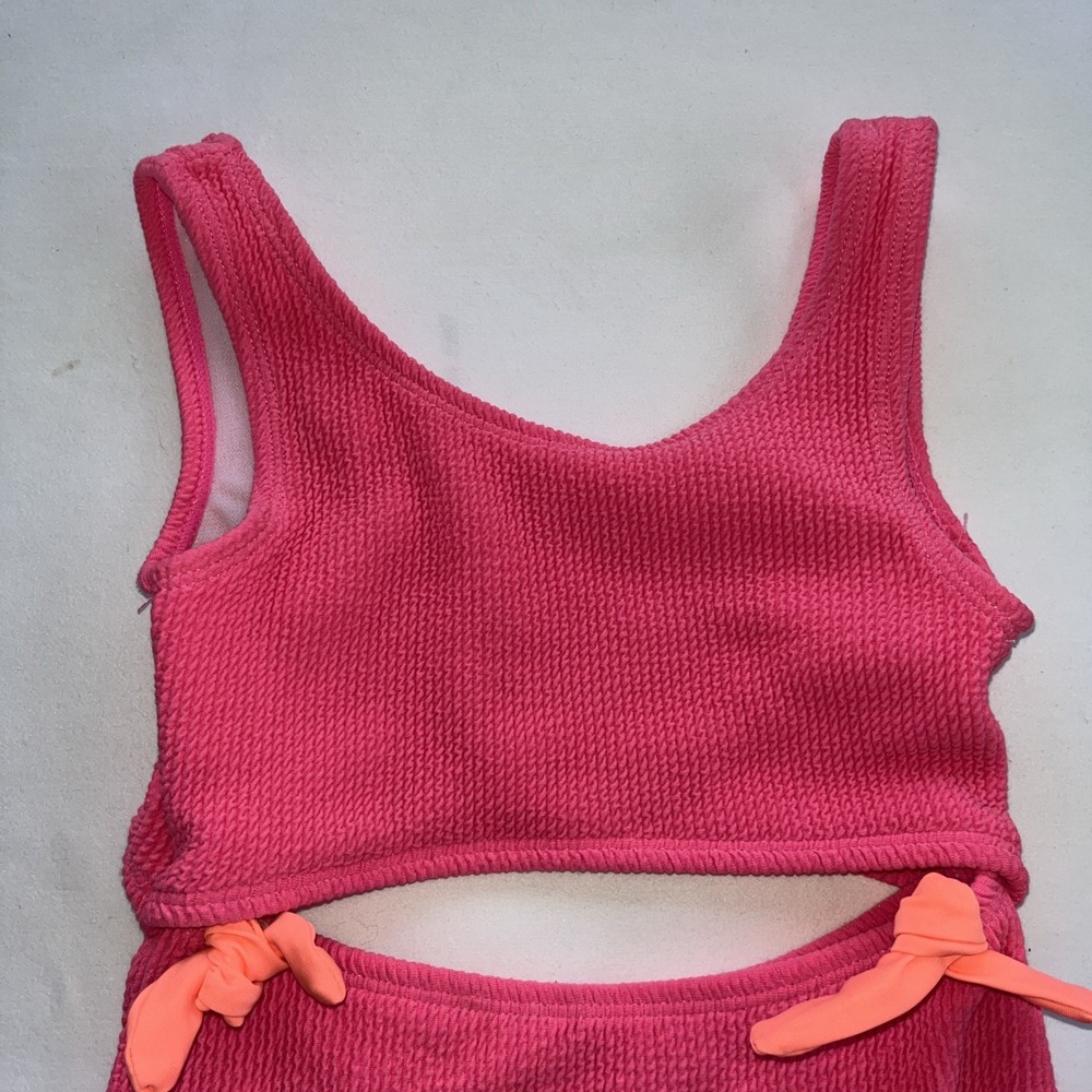 Derek Heart Girl's Size 6 Swimsuit Cut Out One Piece - Picture 3 of 5